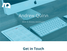 Tablet Screenshot of andrewquinn.ca